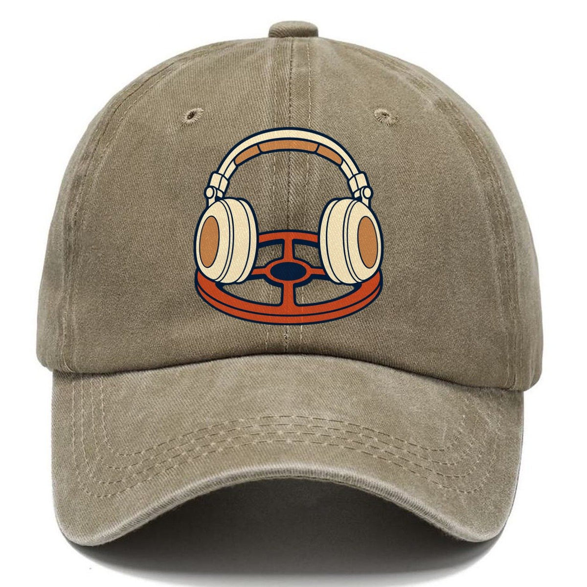 Headphones On The Coil Treasure Hunting Classic Cap – Warm Sand