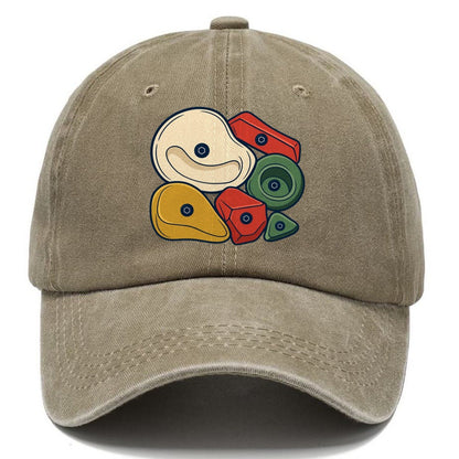 Hold Cluster Rock Climbing Classic Cap – Warm Sand