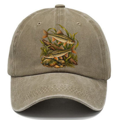 Chub Minnow Plate Fishing Club Classic Cap – Warm Sand