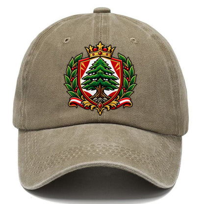 Lebanon Heraldic Crest Country Logos Classic Cap – Warm Sand