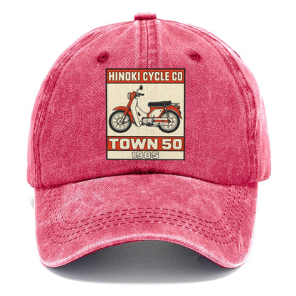 Hibari Town 50 Showa Speed Plates Classic Cap – Pomegranate Blush