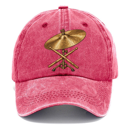 Ride Cymbal And Sticks Fan Favorites Classic Cap – Pomegranate Blush