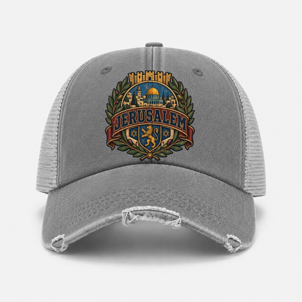 Grey — front view