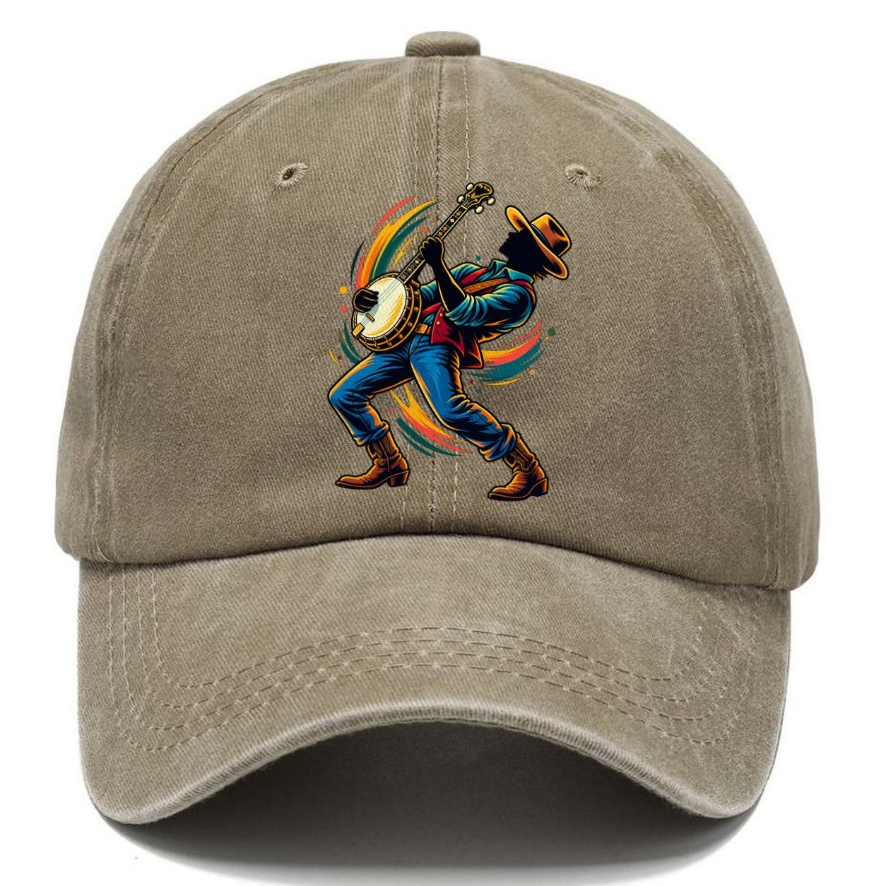 Banjo Icon Music Instruments Classic Cap – Warm Sand