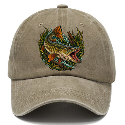 Muskie Ambush Fishing Club Classic Cap – Warm Sand