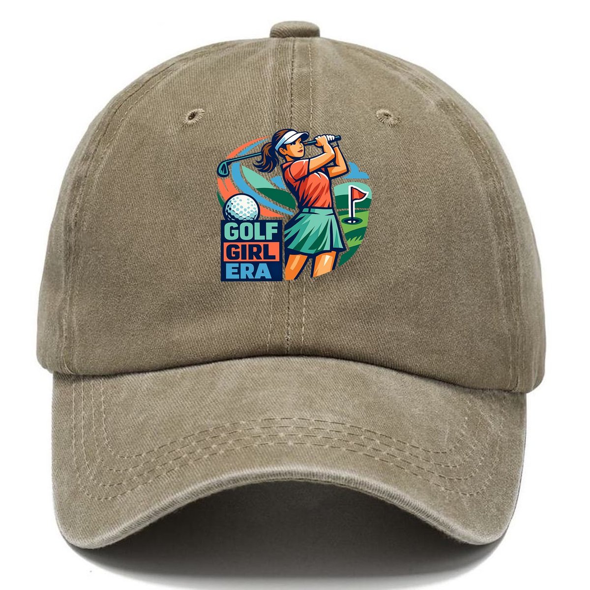 Golf Girl Era Classic Cap – Warm Sand