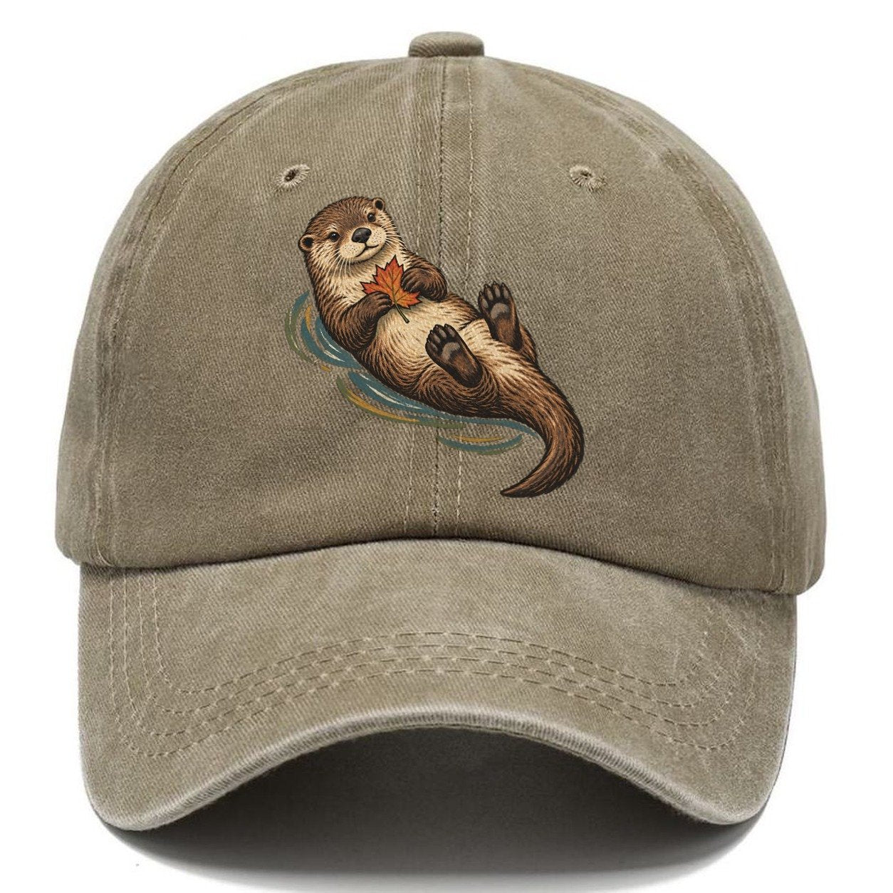 Otter Floating Leaf Gentle Wild Classic Cap – Warm Sand