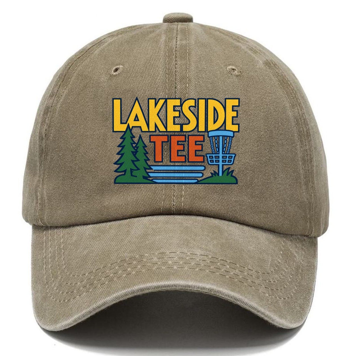 Lakeside Tee Disc Golf Classic Cap – Warm Sand