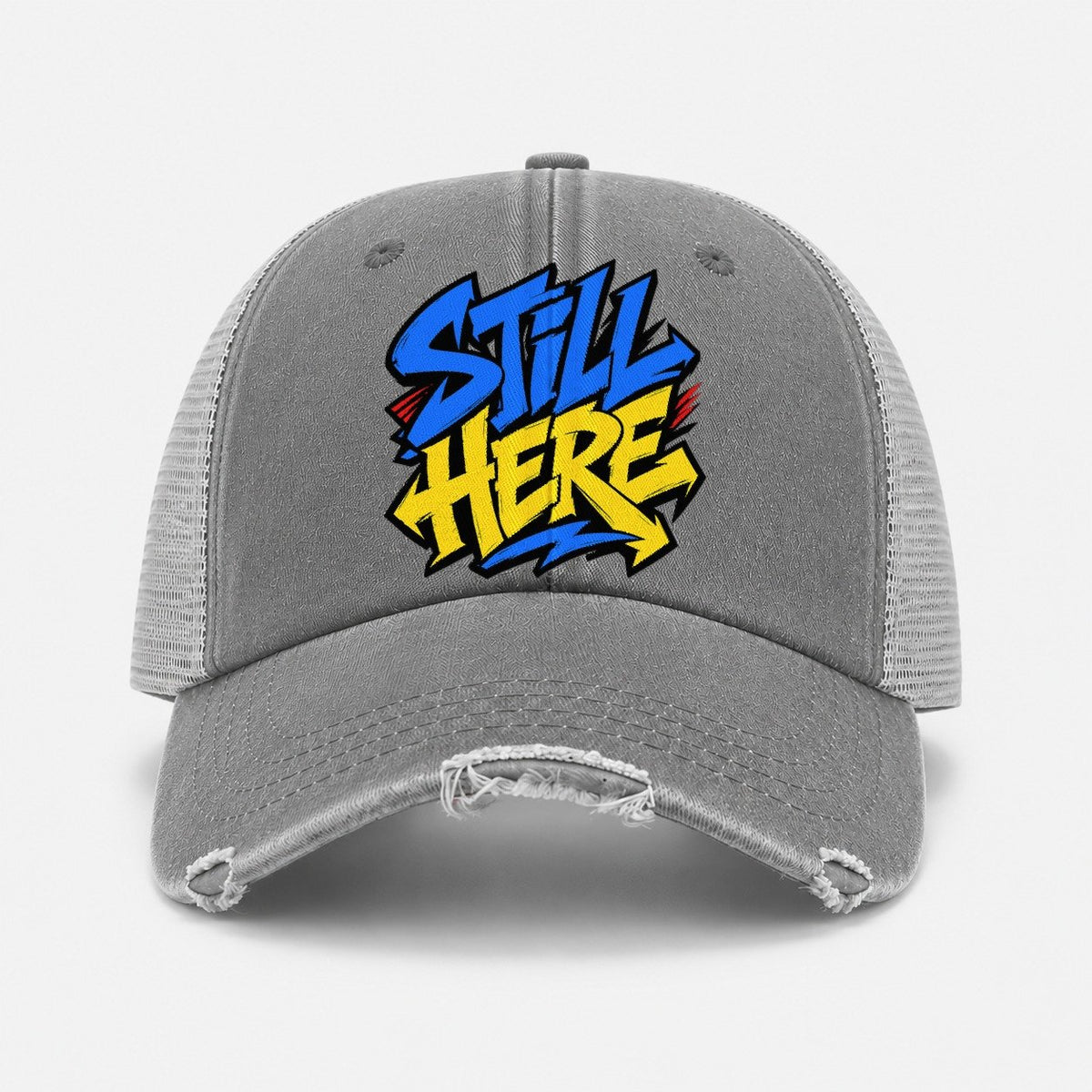 Grey — front view