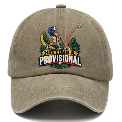 Hitting A Provisional Golf Life Classic Cap – Warm Sand