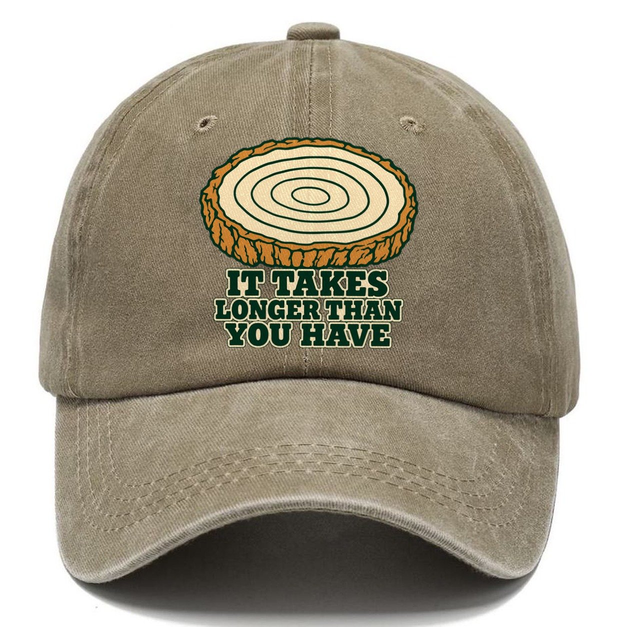 It Takes Longer Than You Have Bonsai Classic Cap – Warm Sand