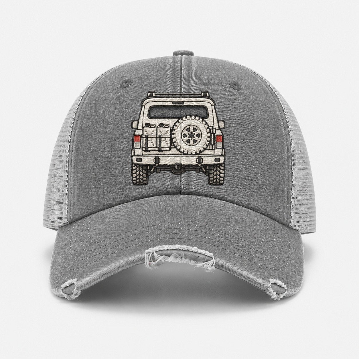 Grey — front view