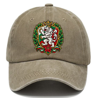 Bulgaria Heraldic Crest Country Logos Classic Cap – Warm Sand