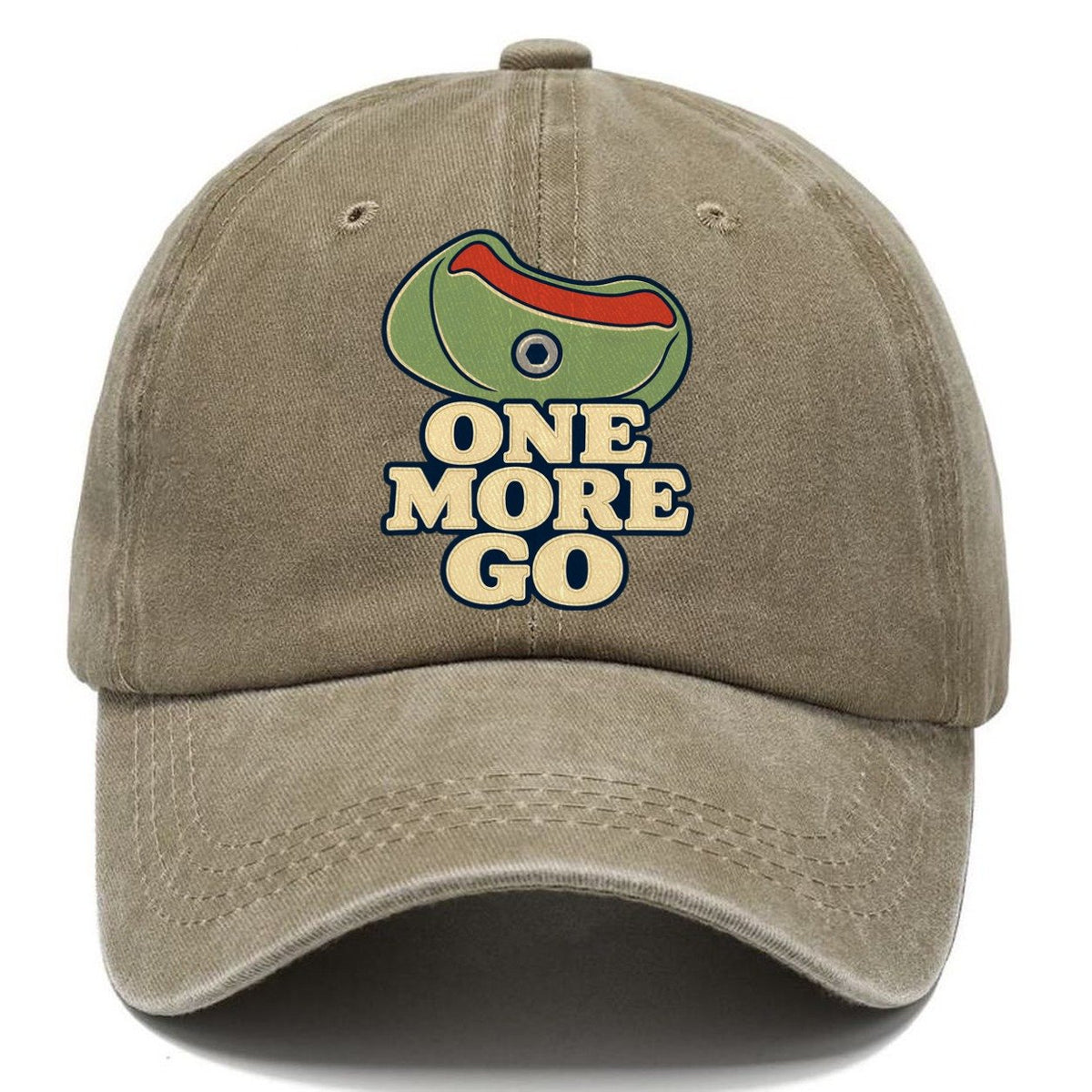 One More Go Rock Climbing Classic Cap – Warm Sand
