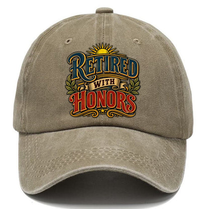 Retired With Honors Retired Living Classic Cap – Warm Sand