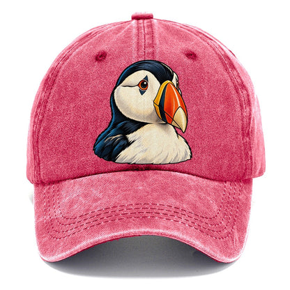 Puffin Portrait Classic Cap – Pomegranate Blush