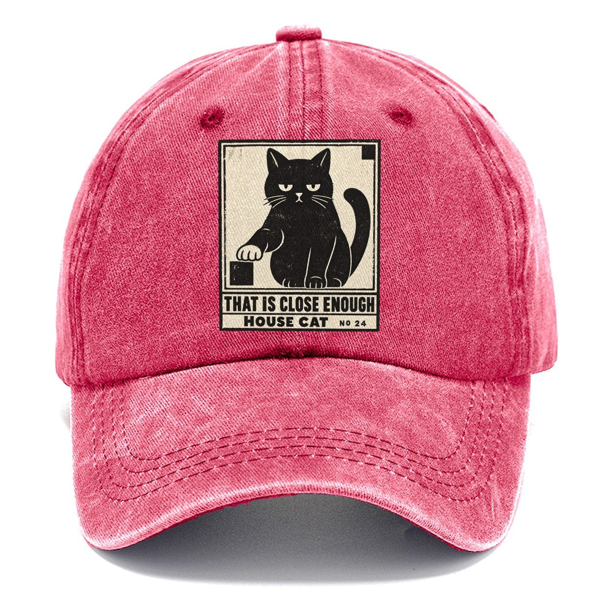 That Is Close Enough Neko Says No Classic Cap – Pomegranate Blush