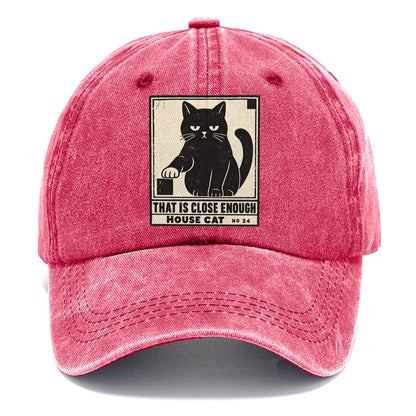 That Is Close Enough Neko Says No Classic Cap – Pomegranate Blush