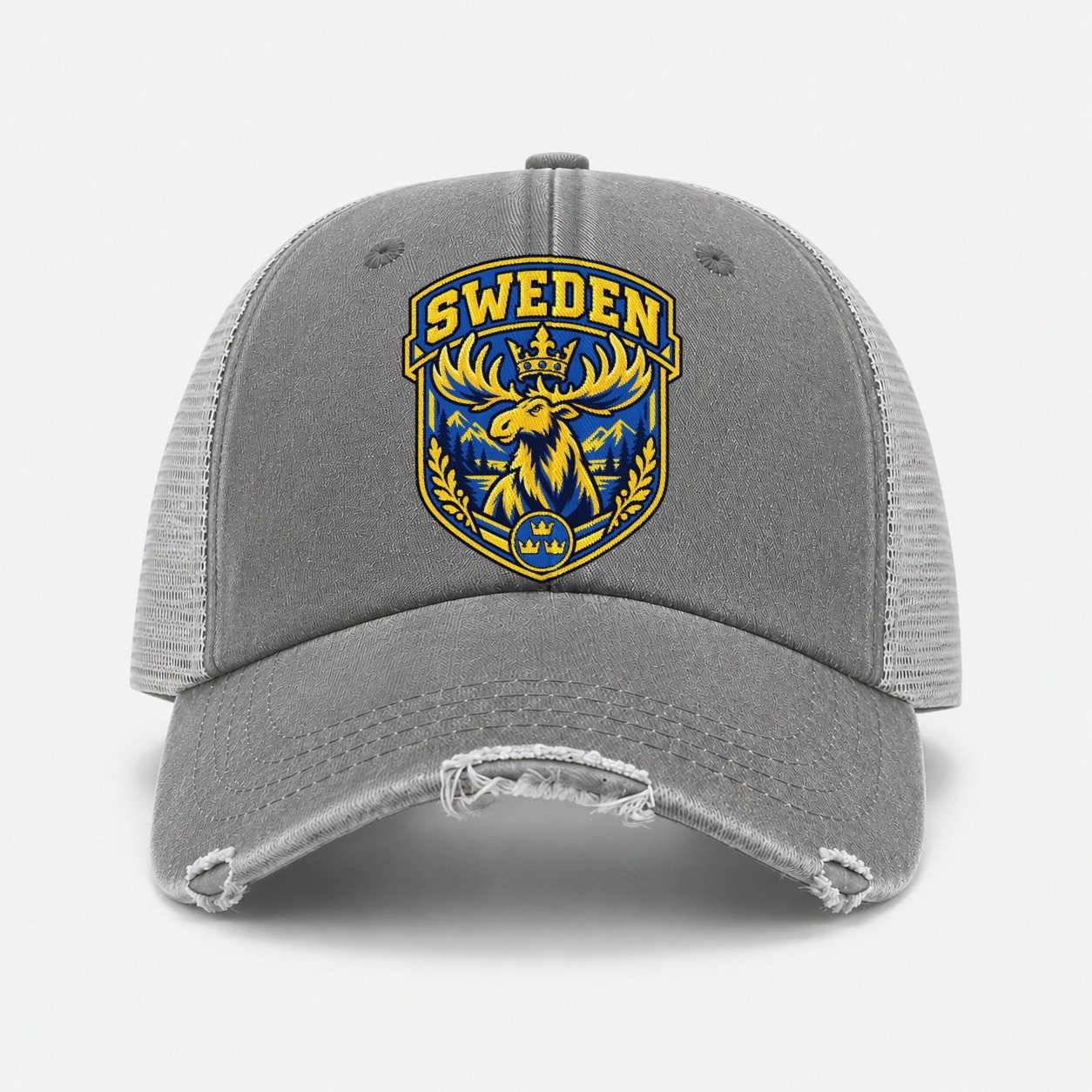 Grey — front view