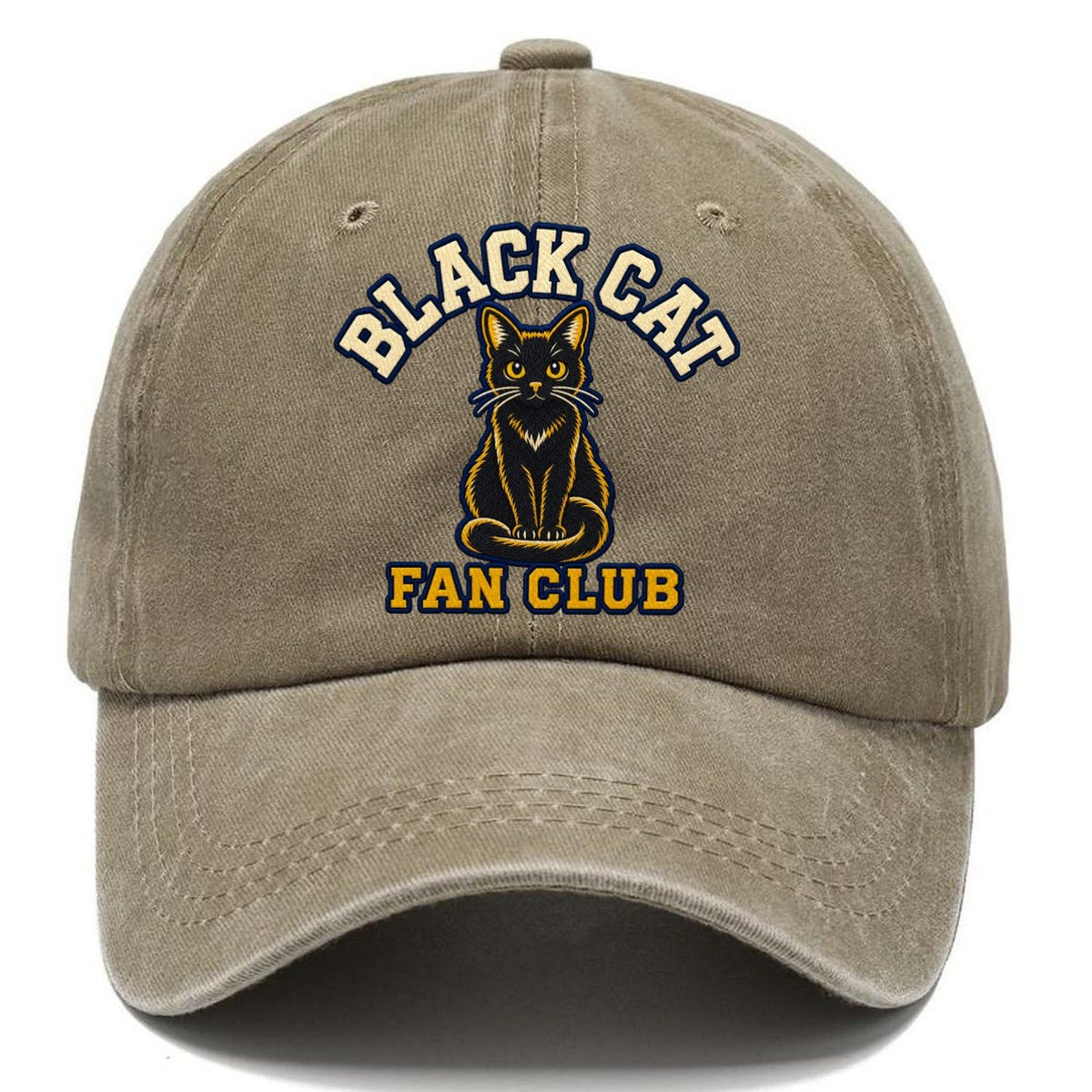 Black Cat Fan Club Classic Cap – Warm Sand