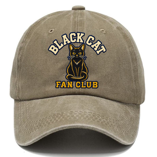 Black Cat Fan Club Classic Cap – Warm Sand
