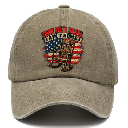 The Old Man Ain T Home Old Man Strong Classic Cap – Warm Sand