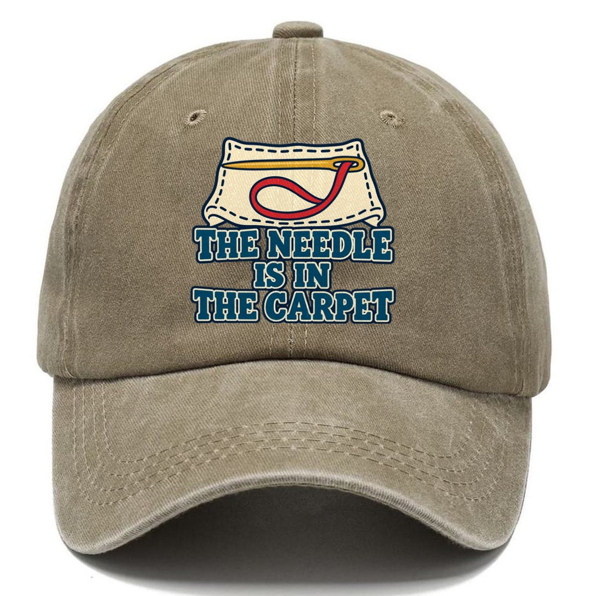 The Needle Is In The Carpet And Needlework Classic Cap – Warm Sand