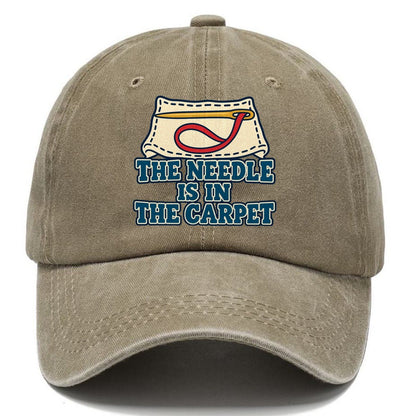 The Needle Is In The Carpet And Needlework Classic Cap – Warm Sand