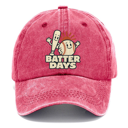 Batter Days Familiar Punchlines Classic Cap – Pomegranate Blush