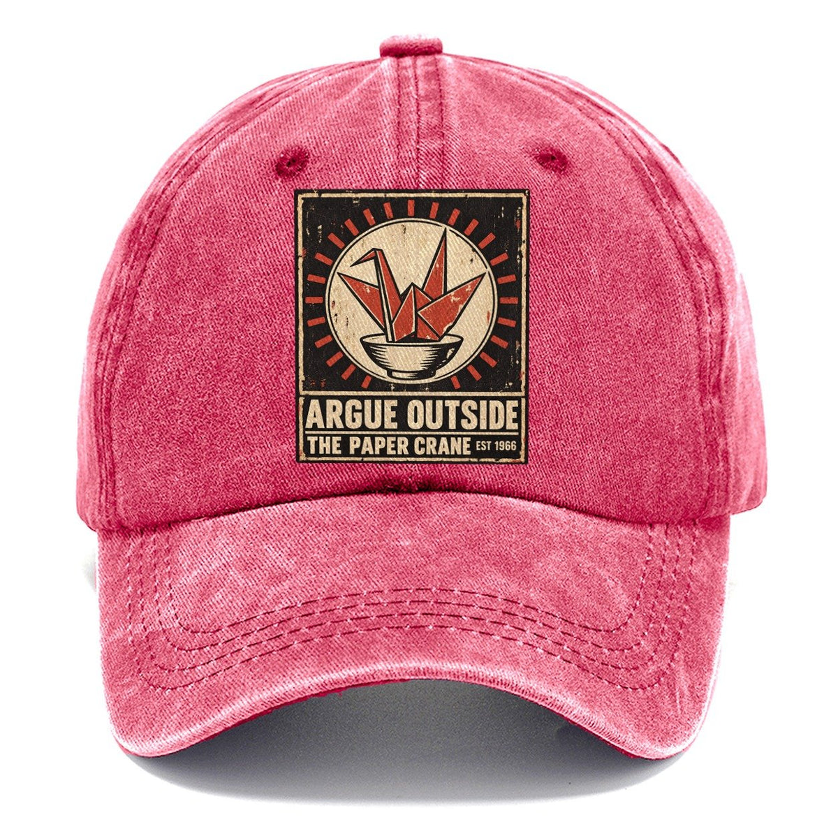 Paper Crane Bar Izakaya Rules Classic Cap – Pomegranate Blush