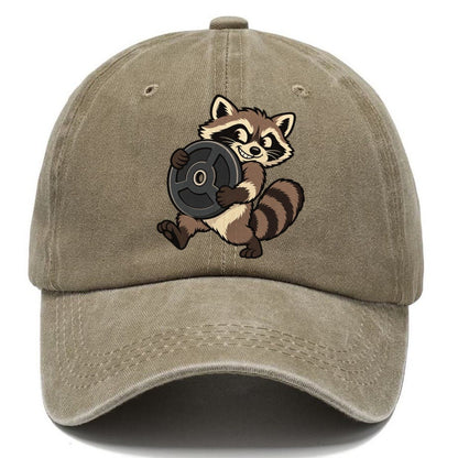 Raccoon Plate Thief Animal Lifters Classic Cap – Warm Sand