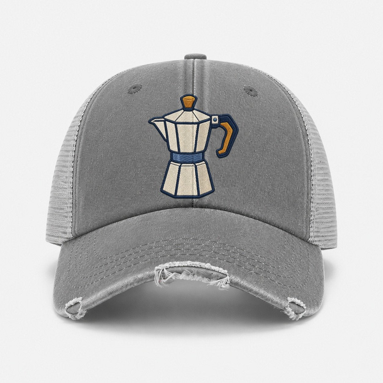 Grey — front view