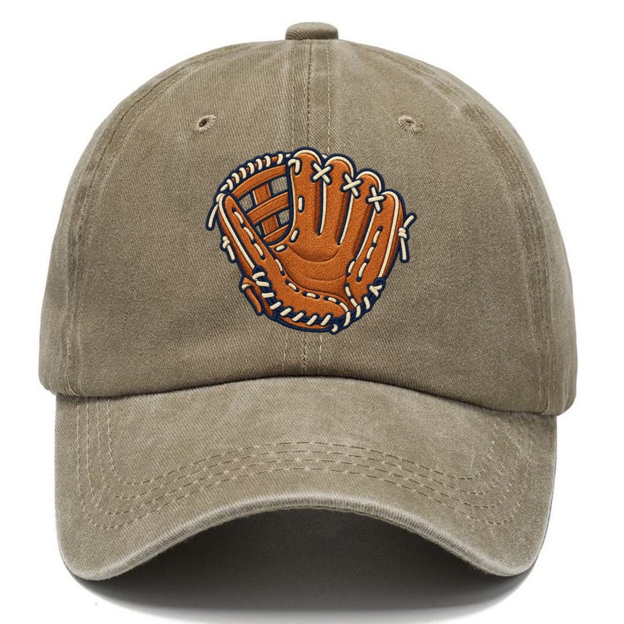 Baseball Glove Tiny Solo Marks Classic Cap – Warm Sand