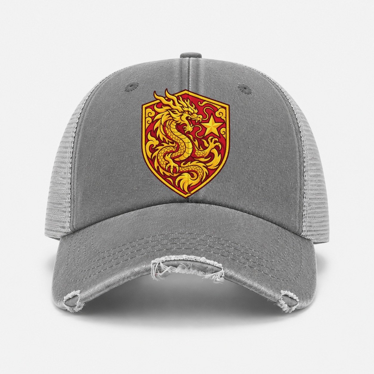 Grey — front view