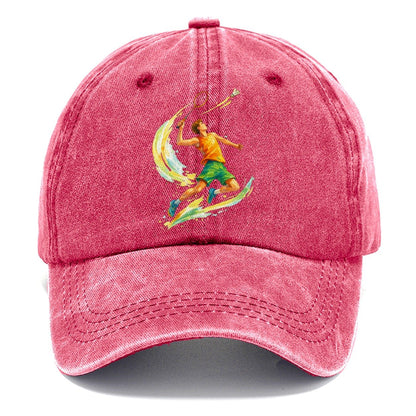 Tennis Player Perfect Serve Classic Cap – Pomegranate Blush