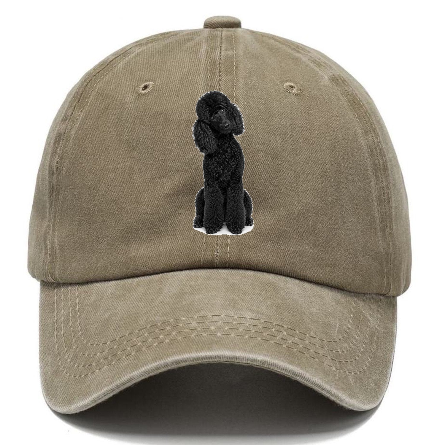 Black Poodle Classic Cap – Warm Sand