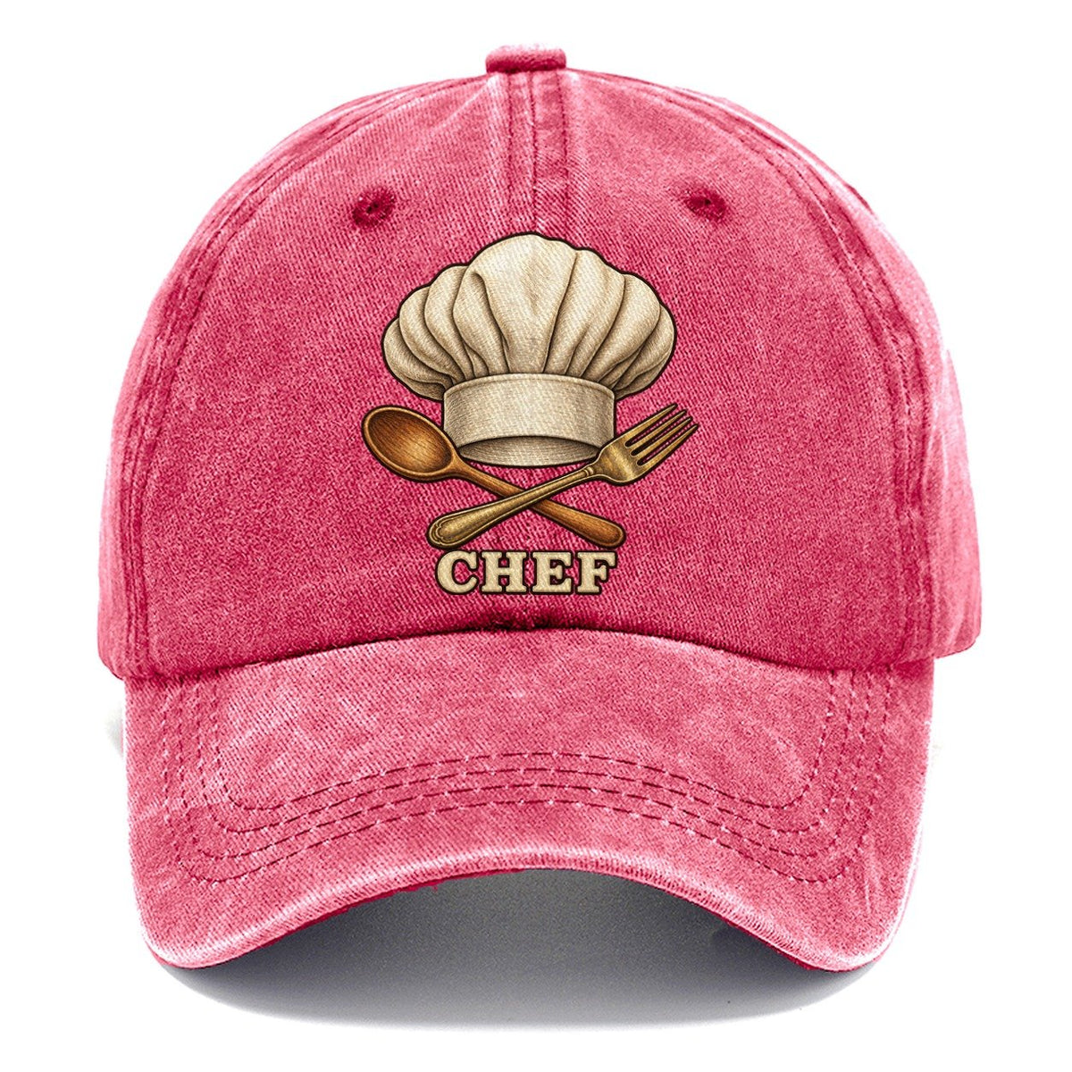 Chef Hat Chef Line Fan Favorites Classic Cap – Pomegranate Blush