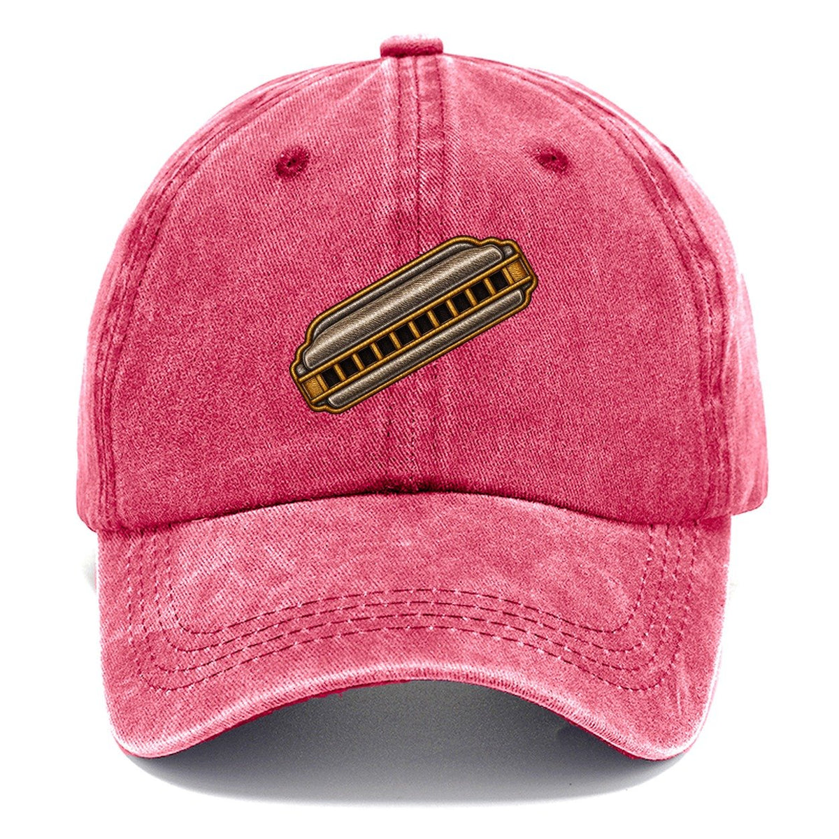 Ten Hole Harmonica Classic Cap – Pomegranate Blush