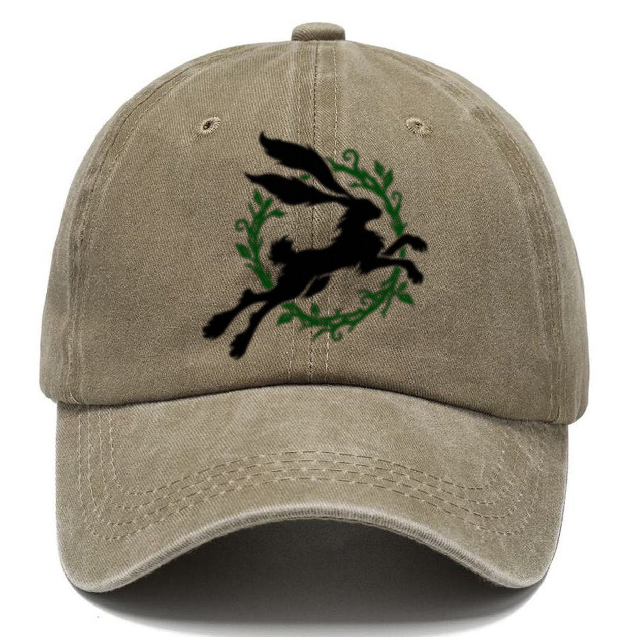 Celtic Hare Familiar Witch Magic Classic Cap – Warm Sand