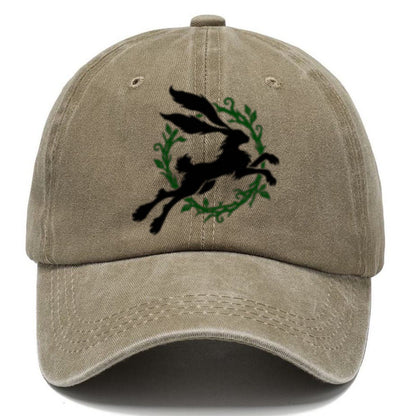 Celtic Hare Familiar Witch Magic Classic Cap – Warm Sand