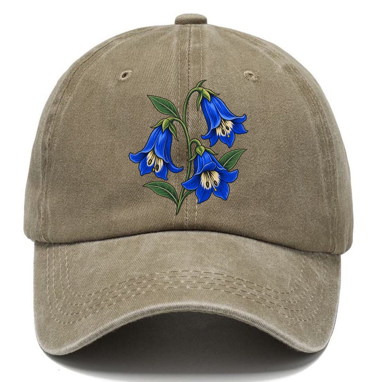 Australian Capital Territory Royal Bluebells Australia Cultural Icons Classic Cap – Warm Sand