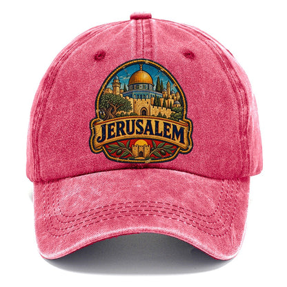 Jerusalem Travel Patch Jerusalem Classic Cap – Pomegranate Blush