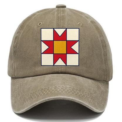 Star Block Study Sewing And Quilting Classic Cap – Warm Sand