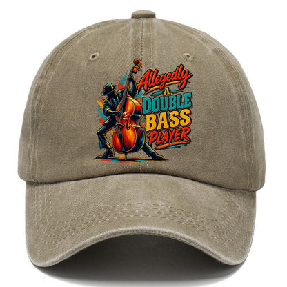 Allegedly A Double Bass Player Music Instruments Classic Cap – Warm Sand