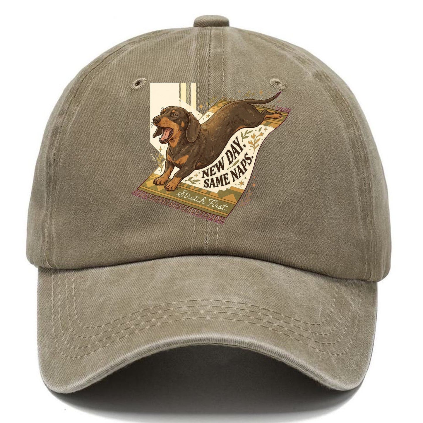 New Day Same Naps Classic Cap – Warm Sand