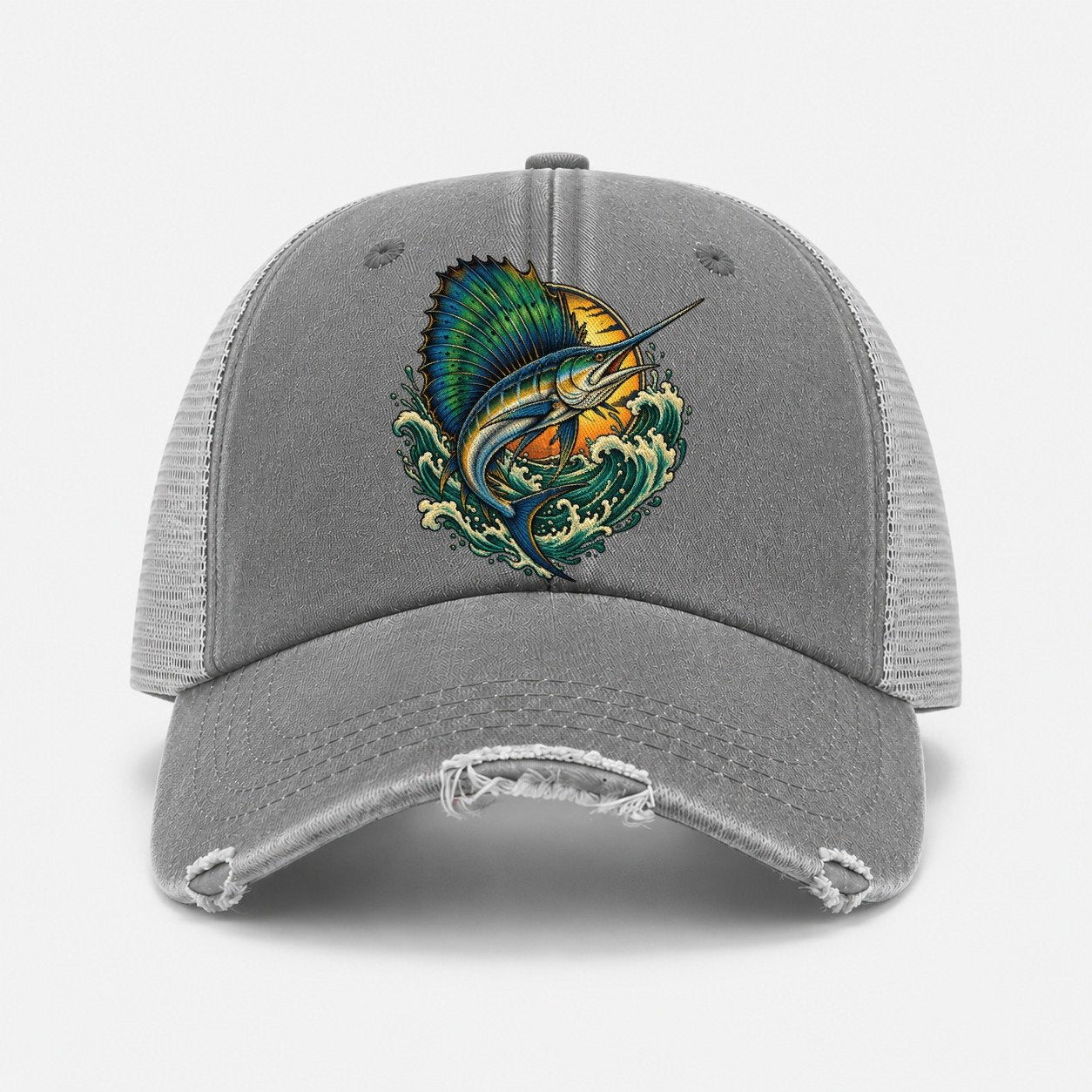 Grey — front view