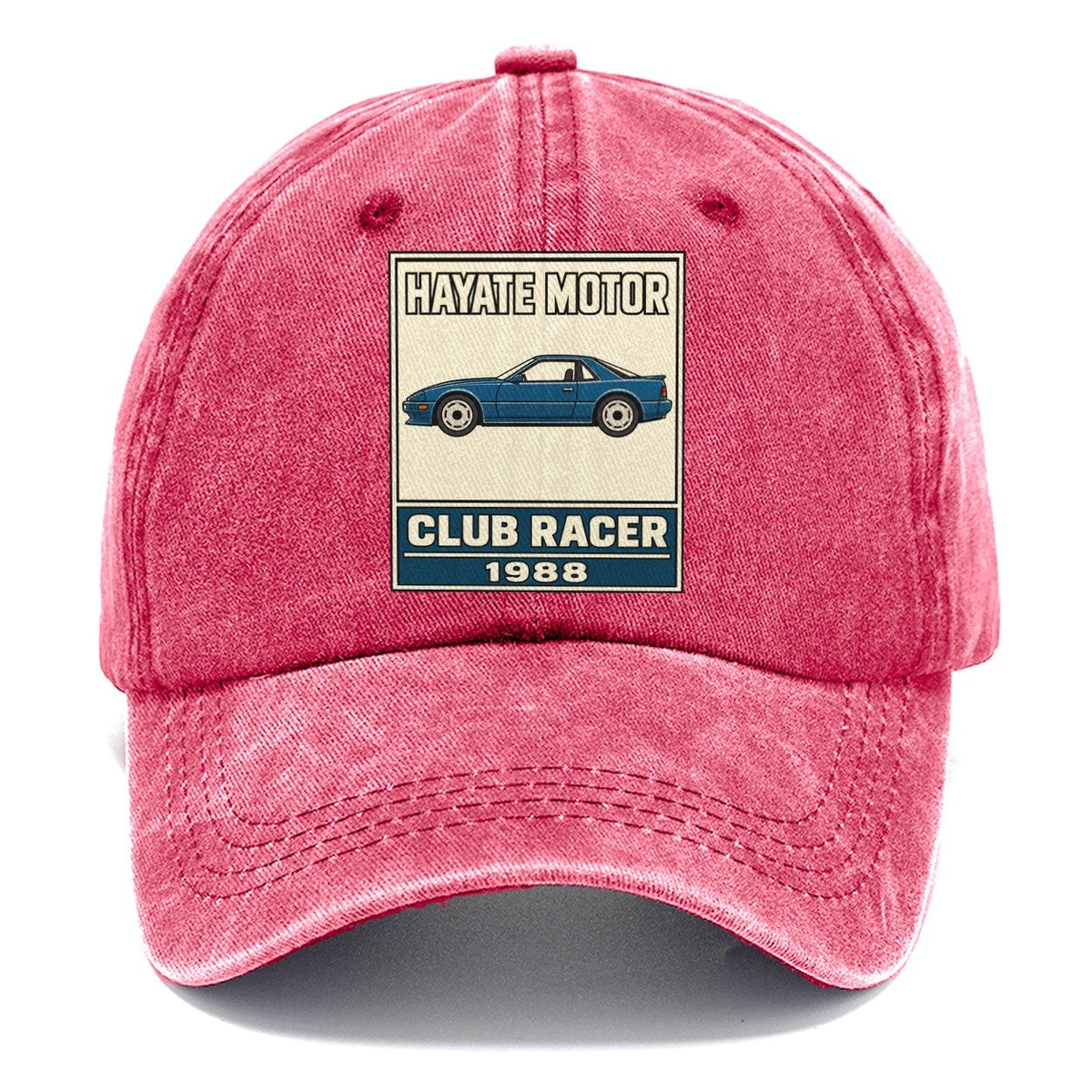 Hayabusa Club Racer Showa Speed Plates Classic Cap – Pomegranate Blush