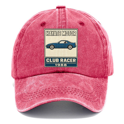 Hayabusa Club Racer Showa Speed Plates Classic Cap – Pomegranate Blush
