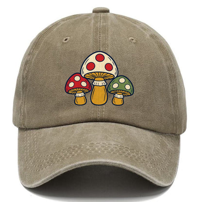 Felted Mushroom Trio Yarn Crafts Classic Cap – Warm Sand