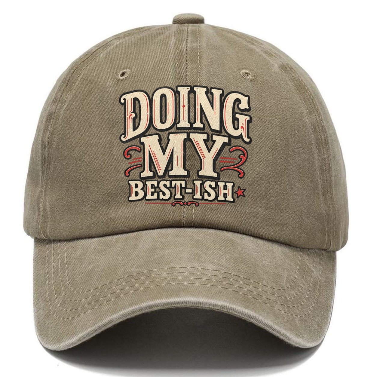 Doing My Best Ish American Wit Classic Cap – Warm Sand